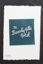 Beverly Hills Hotel Print By Fairchild Paris LE 8/25 - £116.77 GBP