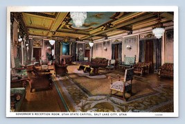 Governor Reception Room State Capitol Salt Lake City Utah UT UNP WB Postcard M1 - £3.91 GBP