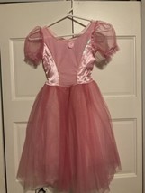 Little Girls Dress Up Pink “Princess Dress” Size Large By Princess Expressions - £27.44 GBP