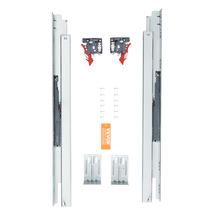 VEVOR 6 Pairs of 21.37 inch Drawer Bottom Side Mount Rails, Soft-Close N... - $71.99