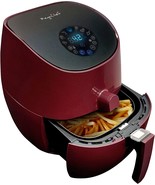 3.5 Quart Air Fryer Multicooker 7 Settings Burgundy - £76.30 GBP