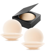 Nipple Covers 2 Pairs-Seamless and Sheer Adhesive Silicone Nipple Pastie... - $465.25 MXN