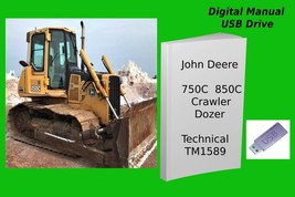 John Deere 750C  850C Crawler Dozer Repair Technical Manual See Description - $23.74