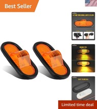 Universal Fit 2-Pack 6.5&quot; Oval LED Turn Signal &amp; Marker Lights - DOT Cer... - $45.00