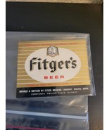 Lot of 10 Vintage Fitger&#39;s Beer Label - 12 Twelve Fluid Ounces - Duluth ... - $188.30 MXN