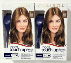 2 Pack Clairol Root Touch Up Nice &#39;N Easy 5G Medium Golden Brown Permane... - £23.59 GBP