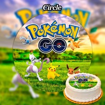 Edible Pokemon Go Cake Topper Personalised - £8.01 GBP