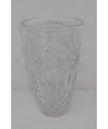 Etched Cut Crystal 8.5&quot; Vase with Flower Motif - €30,17 EUR