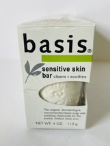(6-Pack) Basis Sensitive Skin Bar Soap - with chamomile - 4 oz. each - £13.37 GBP
