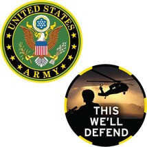 CH3511 U.S. Army Logo &quot;This We&#39;ll Defend&quot; Challenge Coin (1-3/4&#39;&#39;) - $12.03