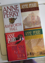 4 Anne Perry Books Hardcover Ashworth Hall 7 Dials Sins of the Wolf + 1 - £15.80 GBP