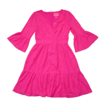 NWT Lilly Pulitzer Cecelia in Pink Tango Bungalow Blossom Lace Dress 4 $198 - £84.91 GBP