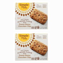 2 PACKS  Simple Mills Soft Baked Almond Flour Bars Peanut Butter Chocola... - $15.99