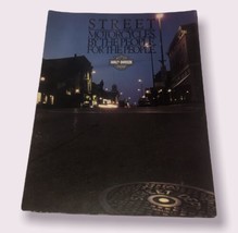 Harley Davidson Street Motorcycles Vintage Fold-Out Promotional Guide - £6.37 GBP