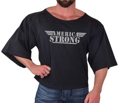 Vintage Rag Top In Black With Grey America Strong Design - £32.01 GBP+