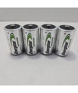 4 x Energizer Rechargeable D Size batteries Recharge Power NiMH 2500mAh ... - $16.82