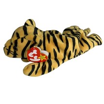 Stripes the Tiger Retired TY Beanie Baby 1995 Orange PE Pellets Excellen... - $6.80