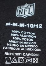 NFL Licensed Carolina Panthers Youth Medium Black Gold Tee Shirt image 4
