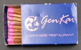 Gen Kai Japanese Restaurant Sushi Sashimi Matchbox Matchbook Used Laguna... - £7.58 GBP