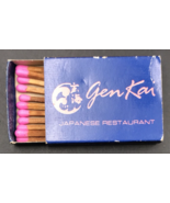 Gen Kai Japanese Restaurant Sushi Sashimi Matchbox Matchbook Used Laguna... - £7.44 GBP