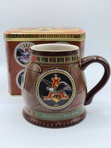 VINTAGE 1995 Budweiser Historical A &amp; Eagle Series 1930 Edition Beer Stein &amp; Tin - £10.99 GBP