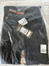 5.11 TACTICAL Relaxed Fit Black Pants NEW Size 18 Long Cargo Pockets - £37.09 GBP