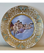Antique Dresden Royal Vienna Style Porcelain Hand Painted Cabinet Plate - £1,937.49 GBP