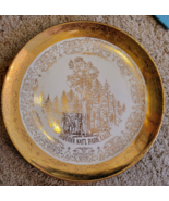 Collector Plate SEQUIOA Nat&#39;l Park 10&quot; Gold Souvenir General Sherman Tree - $6.94