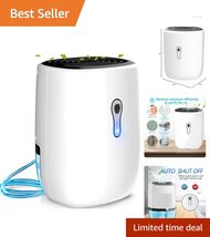 Compact 27oz Dehumidifier for Bathroom, RV &amp; Garage - Silent Drainage So... - $69.25