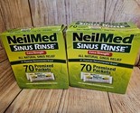 2x 70 NeilMed Sinus Rinse Saline Irrigation Pre-Mixed Packs Extra Streng... - $36.95