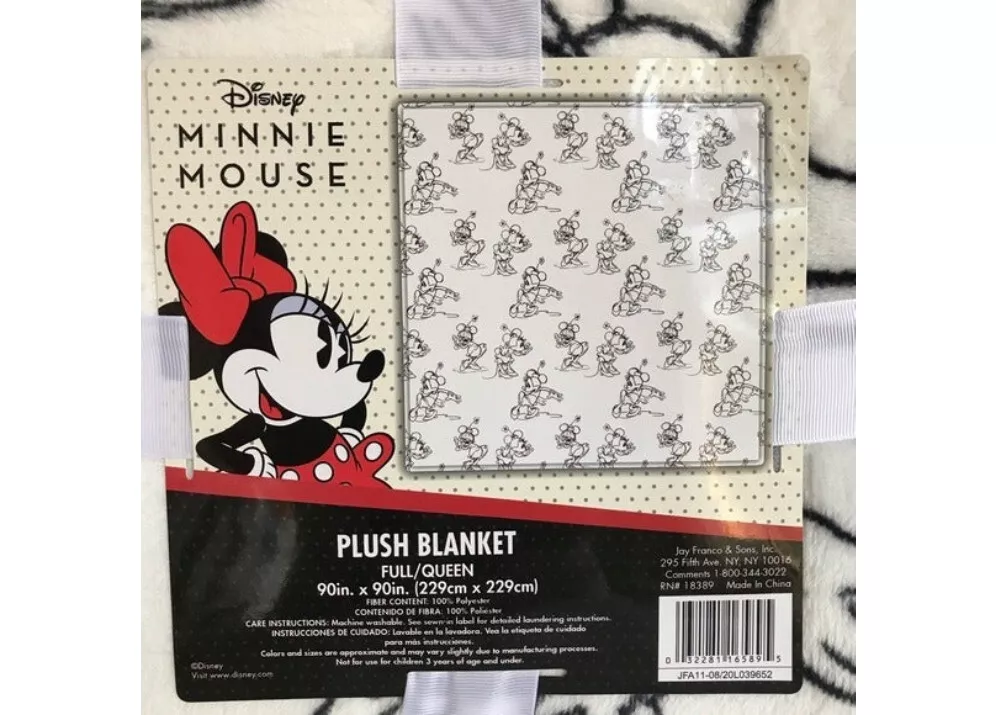Minnie Mouse Plush Blanket Full/Queen - $663.24 MXN