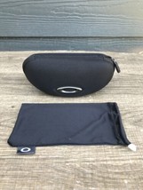 Oakley Vault  Black Soft Clamshell Zipper Foam Padded Sunglass Case Clea... - £11.53 GBP