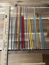 Vintage Knitting Needles Various Types And Sizes Wood Metal Plastic Boye... - $18.99