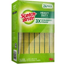 Scotch-Brite Heavy Duty Scrub Sponges, Individually Wrapped (24 Count) - £19.34 GBP