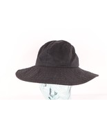 Vtg 90s Streetwear Distressed Tie Back Bucket Boonie Hat Cap Black Cotto... - $43.73 CAD