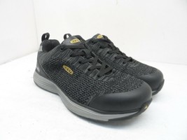 KEEN Women&#39;s Low-Cut Sparta Alloy-Toe ESD Work Shoe Black/Grey-Flannel S... - $56.99