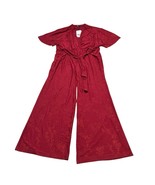 Zara Jumpsuit Womens S Red Floral Jacquard Jersey Kit Wide Leg Tie Waist... - €33,93 EUR Zara Jumpsuit Womens S Red Floral Jacquard Jersey Kit Wide Leg Tie Waist... - €33,93 EUR
