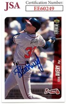 Steve Avery signed 1996 Upper Deck Collector&#39;s Choice Baseball On Card Auto #453 - £19.94 GBP