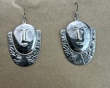 Pair of Sterling 925 Tribal Ceremony Mask - $42.99