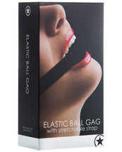 Shots Ouch Elastic Ball Gag - Black - $21.37