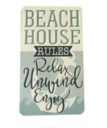 Beach House Rules Aluminum Sign Relax Unwind Enjoy Metal 6x12 Beach Hous... - £15.40 GBP