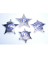 4 Illinois Police Badges Badge Blackinton Obsolete Lot - €254,04 EUR