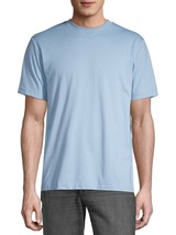 George Men&#39;s Crew Neck Tee Shirt X-Small 30-32 Blue Sparrow Moisture Wic... - $10.22