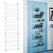 Over-The-Door Shoe Rack Wall Hanging Closet Organizer Storage Stand for 36 Pairs - £46.49 GBP