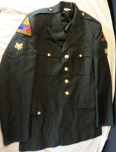 Dscp BREMEN-BOWDON Serge 489 Class A Dress Green Army Uniform Jacket Coat 39R - £45.30 GBP