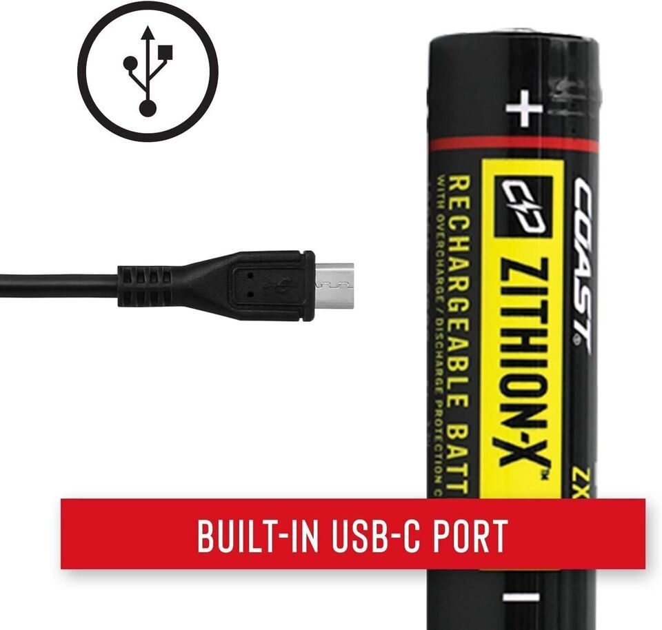 トリプルエール 09、72、85 Coast ZX850 ZITHION-X Li-Ion Rechargeable and 45 similar items