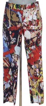 SPORTMAX Pant Trouser Straight Leg Abstract Pattern Sz M - £94.80 GBP