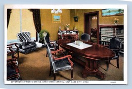 Governor Private Office State Capitol Salt Lake City Utah UT UNP WB Postcard M1 - £3.84 GBP