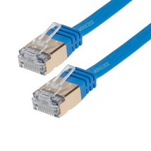 High Speed Ultra Flat Cat7 Ethernet Cable, Rj45 Computer Internet Lan Network Et - £16.45 GBP