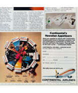 1978 Continental Airlines Advertisement Vintage Aviation Hawaii Travel D... - €21,45 EUR